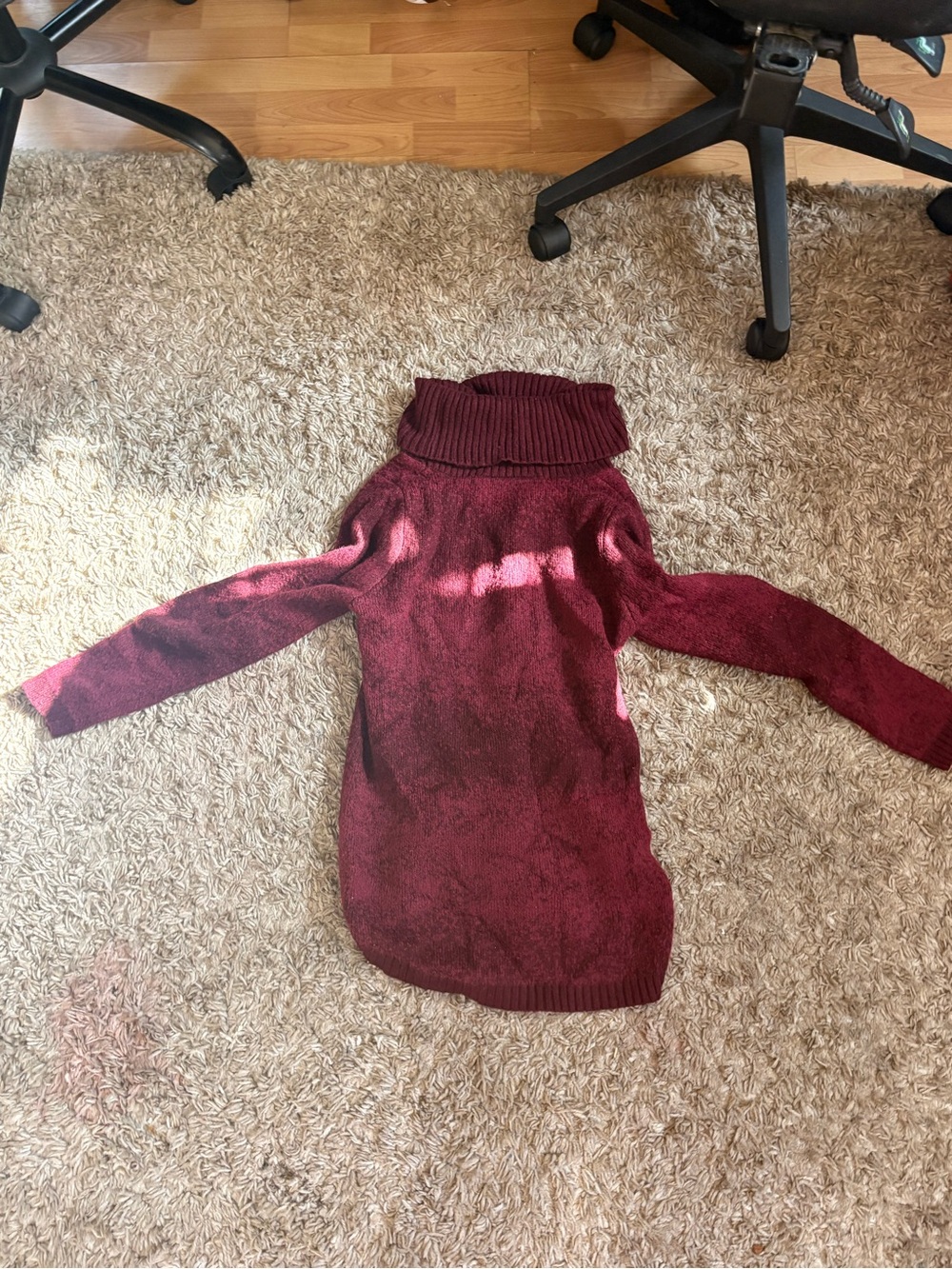 Apt. 9 Burgundy Cowl Neck Sweater